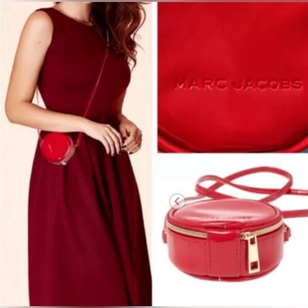 NEW Marc Jacob’s Mini Round Crossbody Red Bag